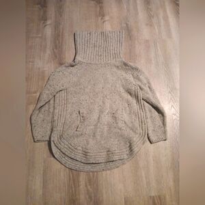 Cynthia Rowley Wool Cozy Grey Turtleneck Sweater